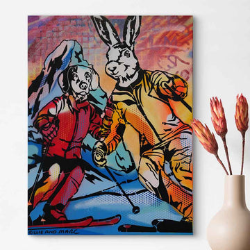 Winter Ski (Original Painting)