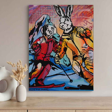 Winter Ski (Original Painting)