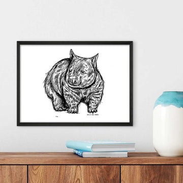 Wombat Forever (Giclee Canvas Print)