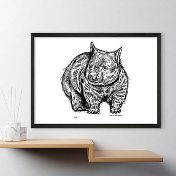 Wombat Forever (Giclee Canvas Print)