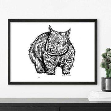 Wombat Forever (Giclee Canvas Print)