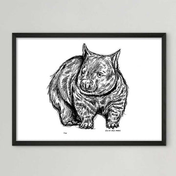 Wombat Forever (Giclee Canvas Print)