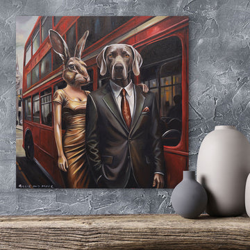 Work Friends (Original Painting)