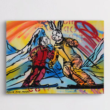 Yay Ski Season (Original Painting)