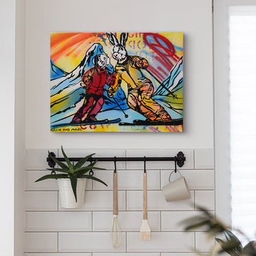 Yay Ski Season (Original Painting)