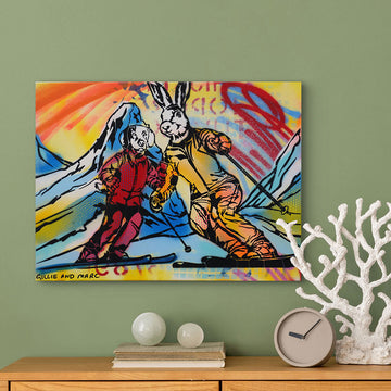 Yay Ski Season (Original Painting)
