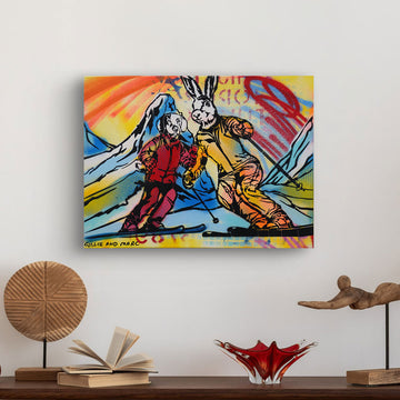 Yay Ski Season (Original Painting)