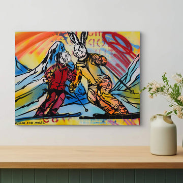 Yay Ski Season (Original Painting)