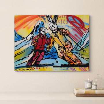 Yay Ski Season (Original Painting)