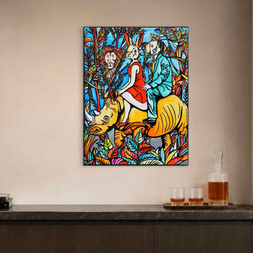 You and Me and the Great Unknown Ahead (Original Painting)