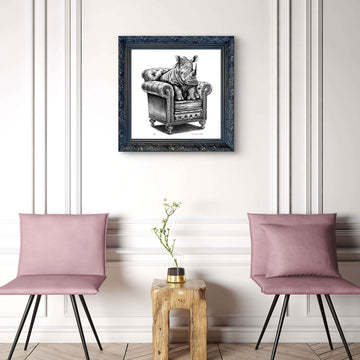 A Study for a Rhino on a Chair (Giclee Canvas Print)