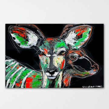 Addana, the Disappearing Nyala Deer (Original Painting)