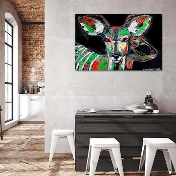 Addana, the Disappearing Nyala Deer (Original Painting)