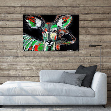 Addana, the Disappearing Nyala Deer (Original Painting)