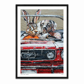A Drive Through the English Countryside on a Sunday Afternoon (Print)