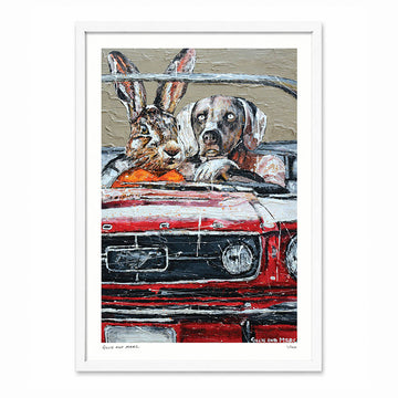 A Drive Through the English Countryside on a Sunday Afternoon (Print)