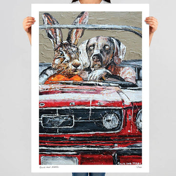 A Drive Through the English Countryside on a Sunday Afternoon (Print)