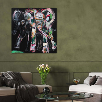 Amara, the Vanishing African Elephant (Original Painting)