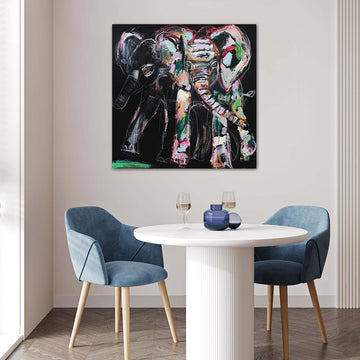 Amara, the Vanishing African Elephant (Original Painting)