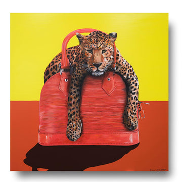 Amur Leopard Loves Living (Original Painting)