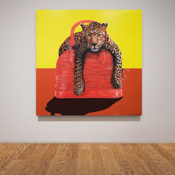 Amur Leopard Loves Living (Original Painting)