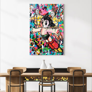Astro-Boy Said Oh-Boy (Original Painting)