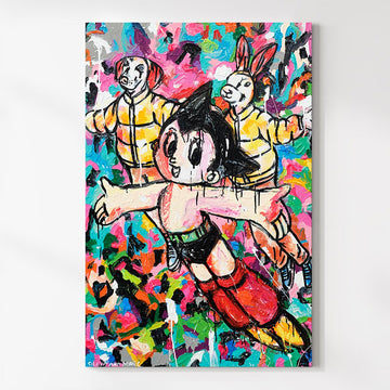 Astro-Boy Said Oh-Boy (Original Painting)
