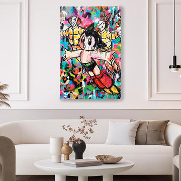 Astro-Boy Said Oh-Boy (Original Painting)