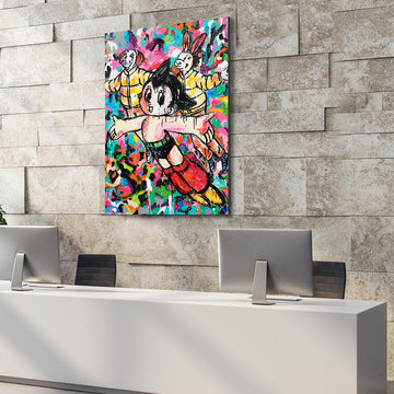 Astro-Boy Said Oh-Boy (Original Painting)