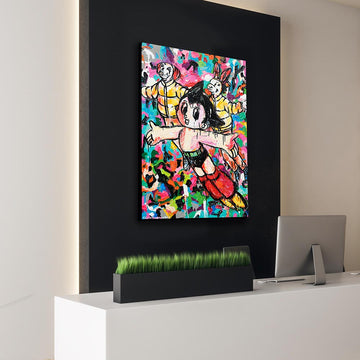 Astro-Boy Said Oh-Boy (Original Painting)