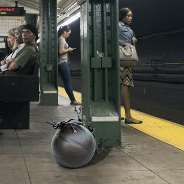 A Little Time to Play Ball (Bronze Sculpture)