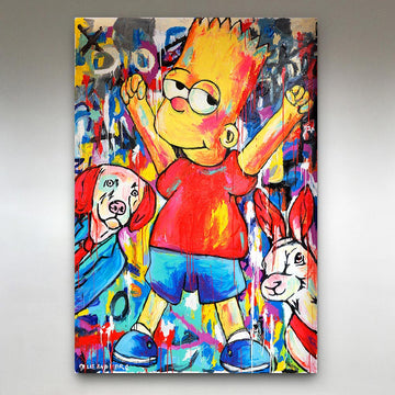 Bart Was Their Buddy (Original Painting)