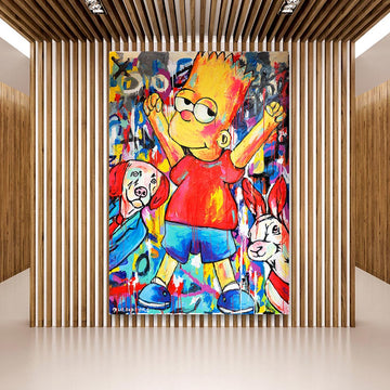 Bart Was Their Buddy (Original Painting)