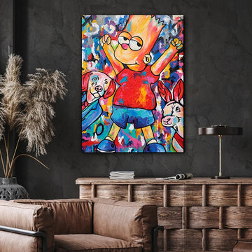 Bart Is Bad and Good at the Same Time (Original Painting)