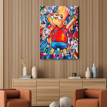Bart Is Bad and Good at the Same Time (Original Painting)