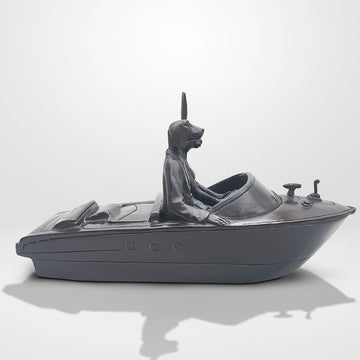 Their Hearts Raced at Sea (Bronze Sculpture, Miniature)