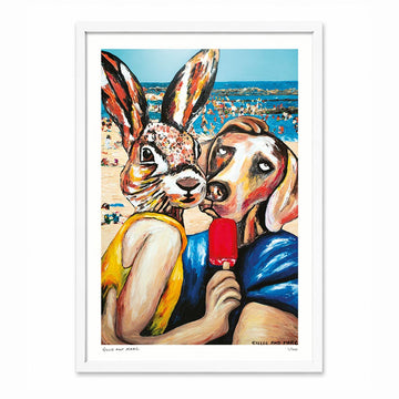 They Loved Beach Living (Print)