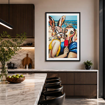 They Loved Beach Living (Print)