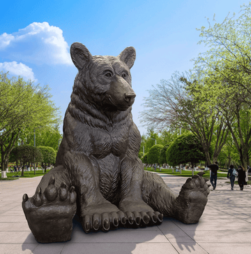 The Majestic Black Bear (Bronze Sculpture)