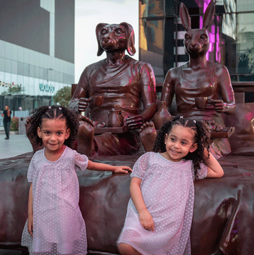 They Had a Lifetime Love Affair with Breakfast in Bed (Bronze Sculpture)