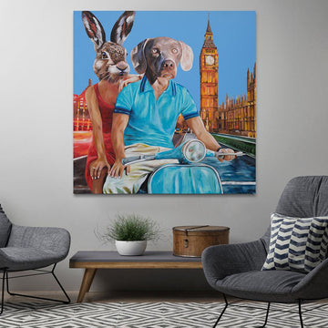 They Had a Big Ben of a Time (Original Painting)