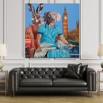 They Had a Big Ben of a Time (Original Painting)