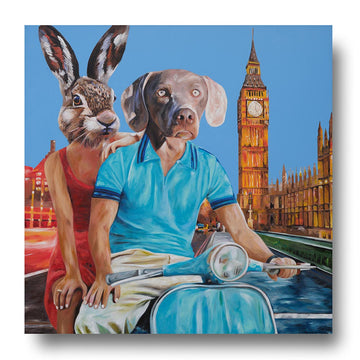 They Had a Big Ben of a Time (Original Painting)