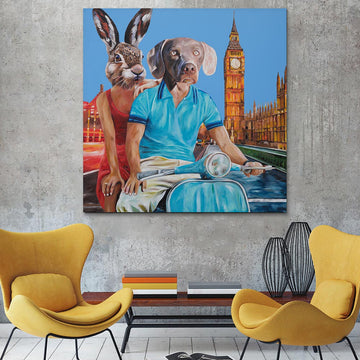 They Had a Big Ben of a Time (Original Painting)