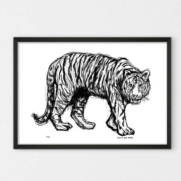 Bengal Tiger Forever (Giclee Canvas Print)