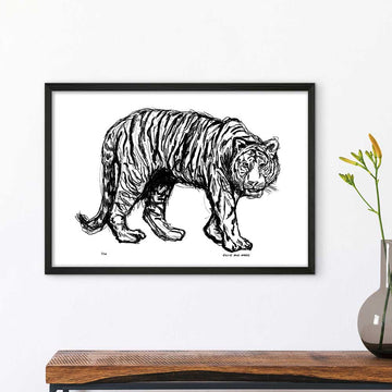 Bengal Tiger Forever (Giclee Canvas Print)