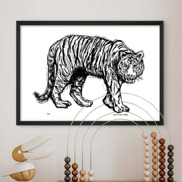 Bengal Tiger Forever (Giclee Canvas Print)