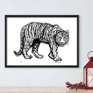 Bengal Tiger Forever (Giclee Canvas Print)