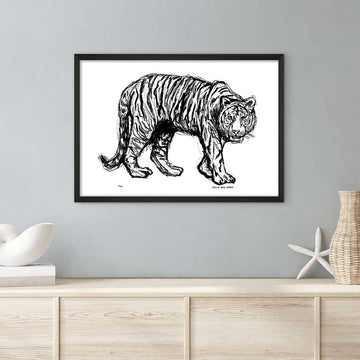 Bengal Tiger Forever (Giclee Canvas Print)