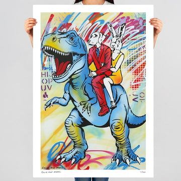 He Was Big and Blue (Print)